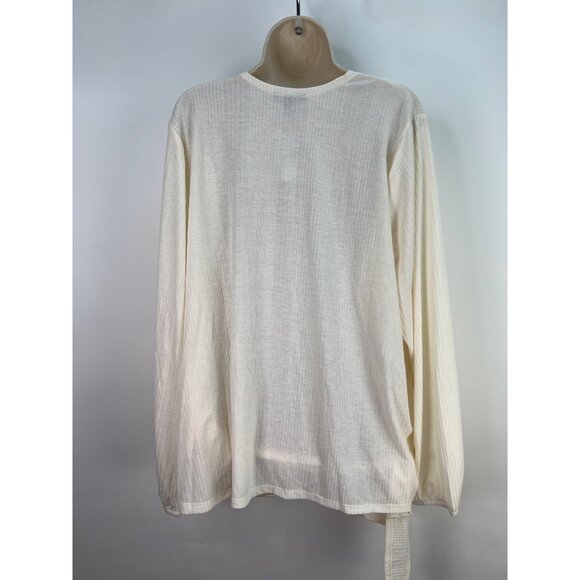 Lane Bryant Illusion Collection Wrap Top Blouse sz 22 / 24 Womens 22/24 NWT - Picture 2 of 6